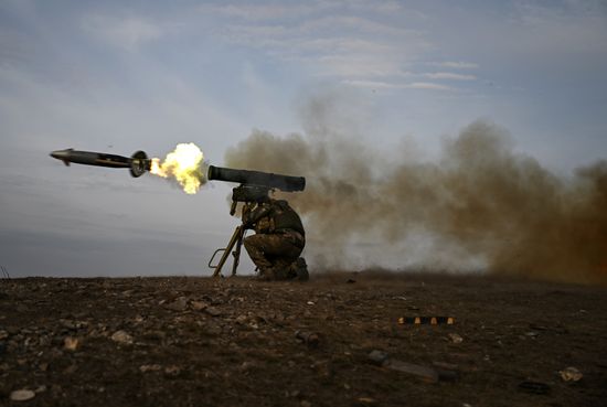 Russia Ukraine Military Operation Artillery Unit Training