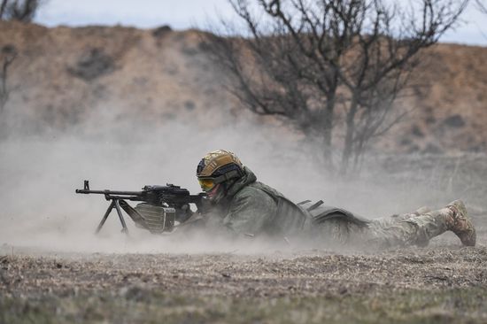 Russia Ukraine Military Operation Training