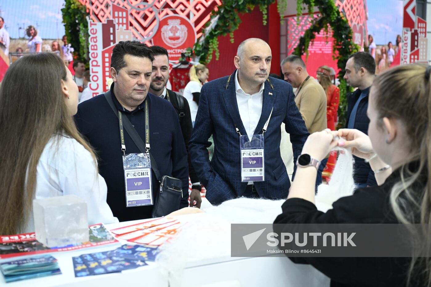 RUSSIA EXPO. Speaker of the Serbian parliament visits the expo