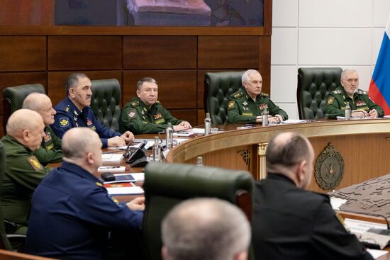 Russia Defence Ministry Board