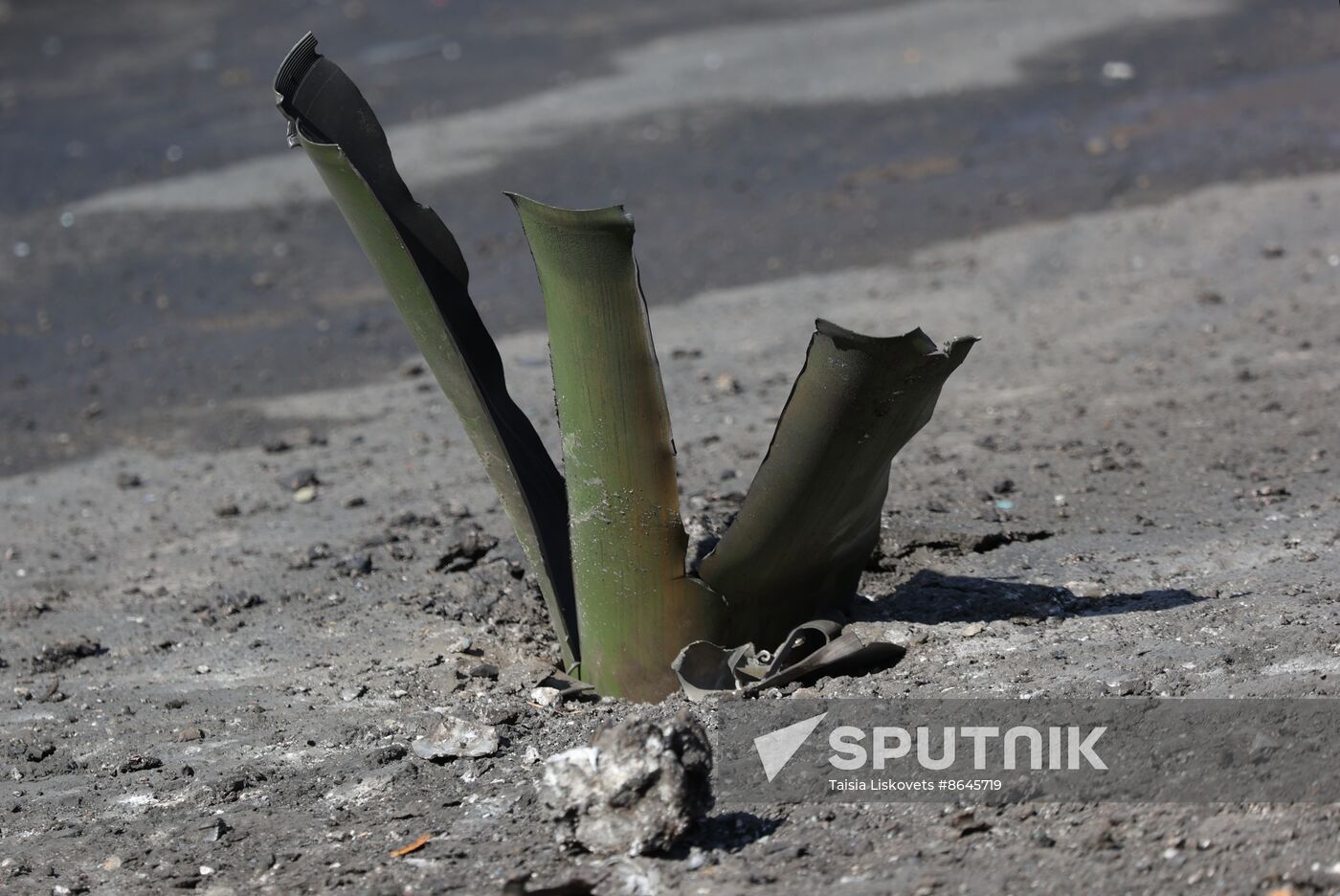 Russia Ukraine Military Operation Shelling