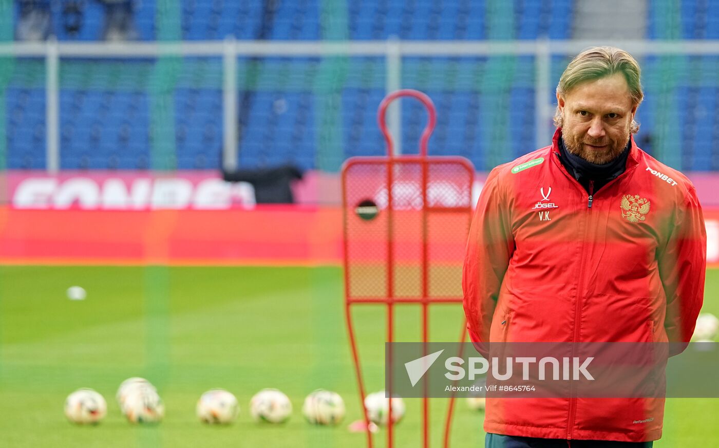 Russia Soccer Friendly Russia Training