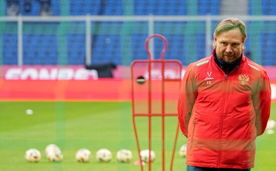 Russia Soccer Friendly Russia Training