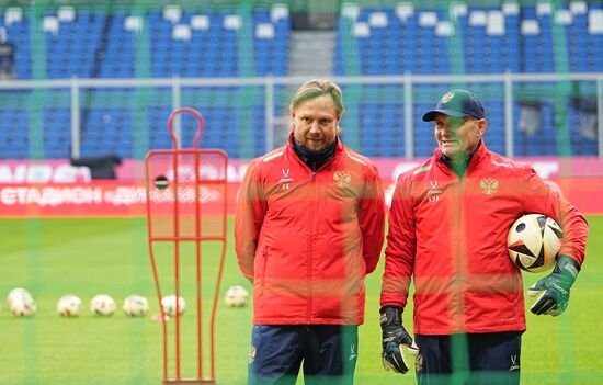 Russia Soccer Friendly Russia Training