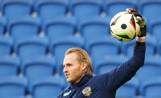 Russia Soccer Friendly Russia Training