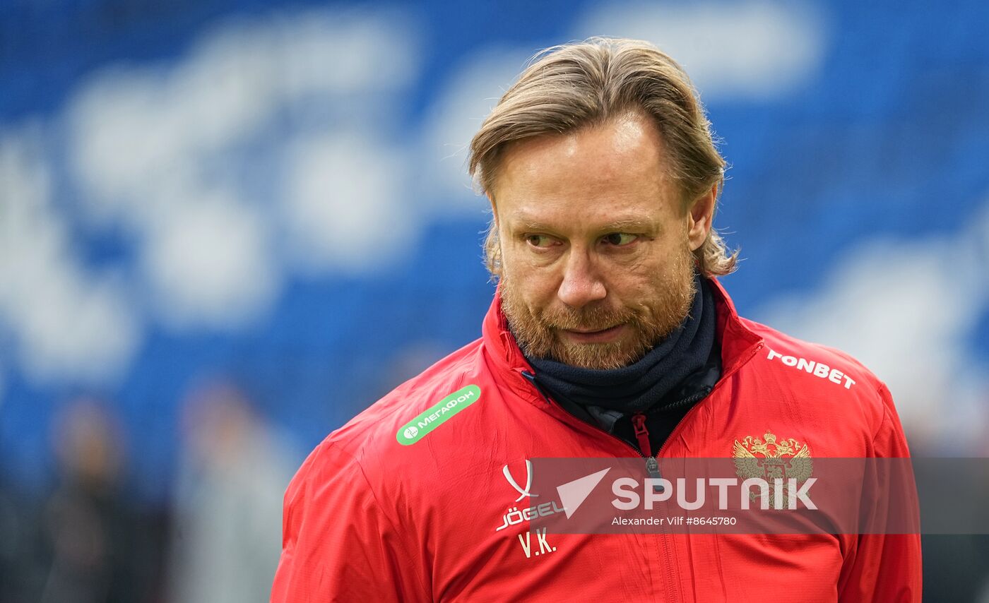 Russia Soccer Friendly Russia Training