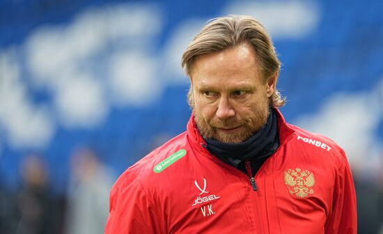 Russia Soccer Friendly Russia Training
