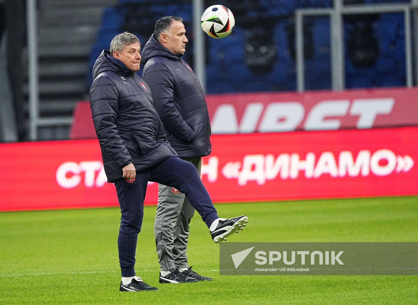 Russia Soccer Friendly Serbia Training