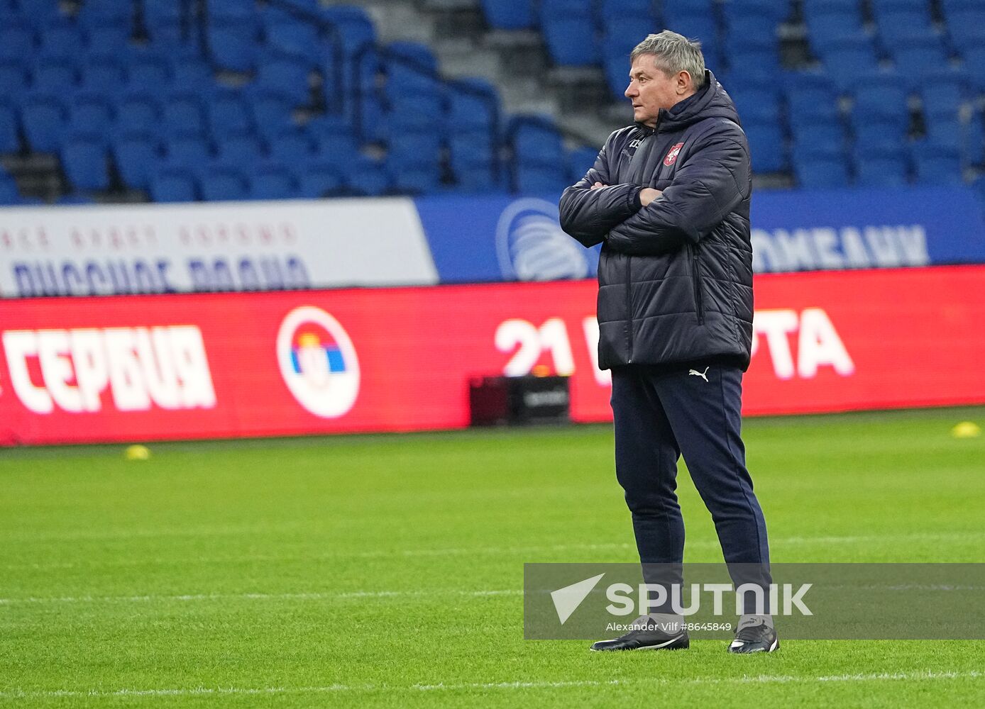 Russia Soccer Friendly Serbia Training