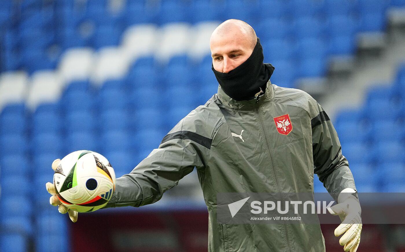 Russia Soccer Friendly Serbia Training