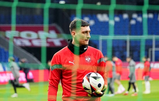 Russia Soccer Friendly Serbia Training