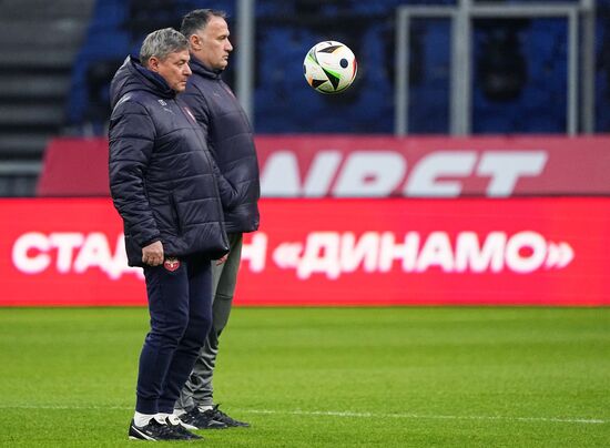 Russia Soccer Friendly Serbia Training