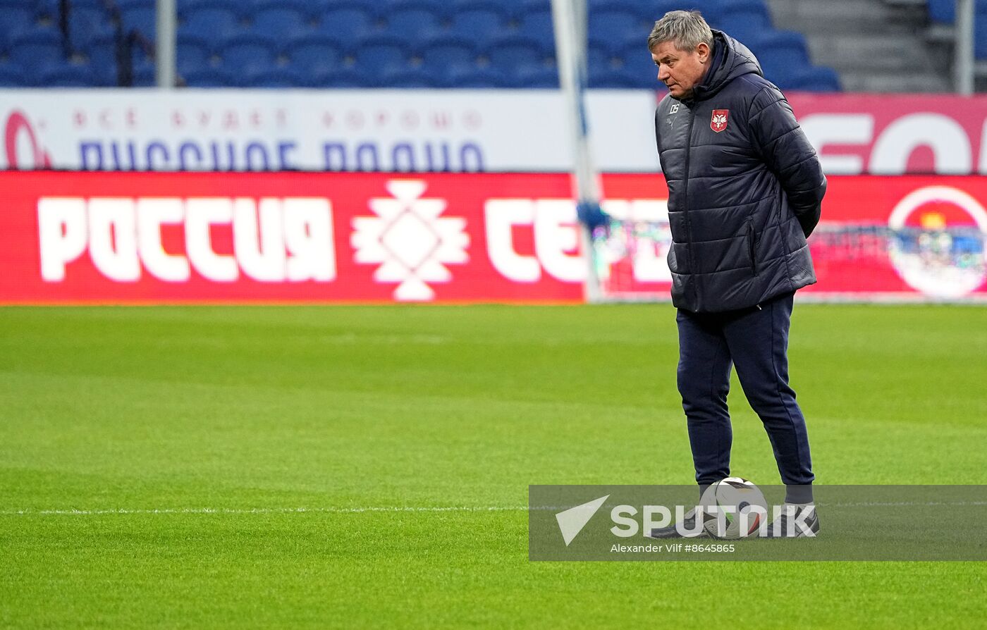 Russia Soccer Friendly Serbia Training