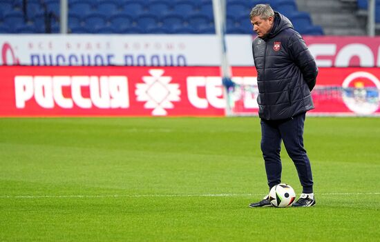 Russia Soccer Friendly Serbia Training