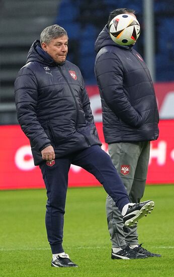 Russia Soccer Friendly Serbia Training