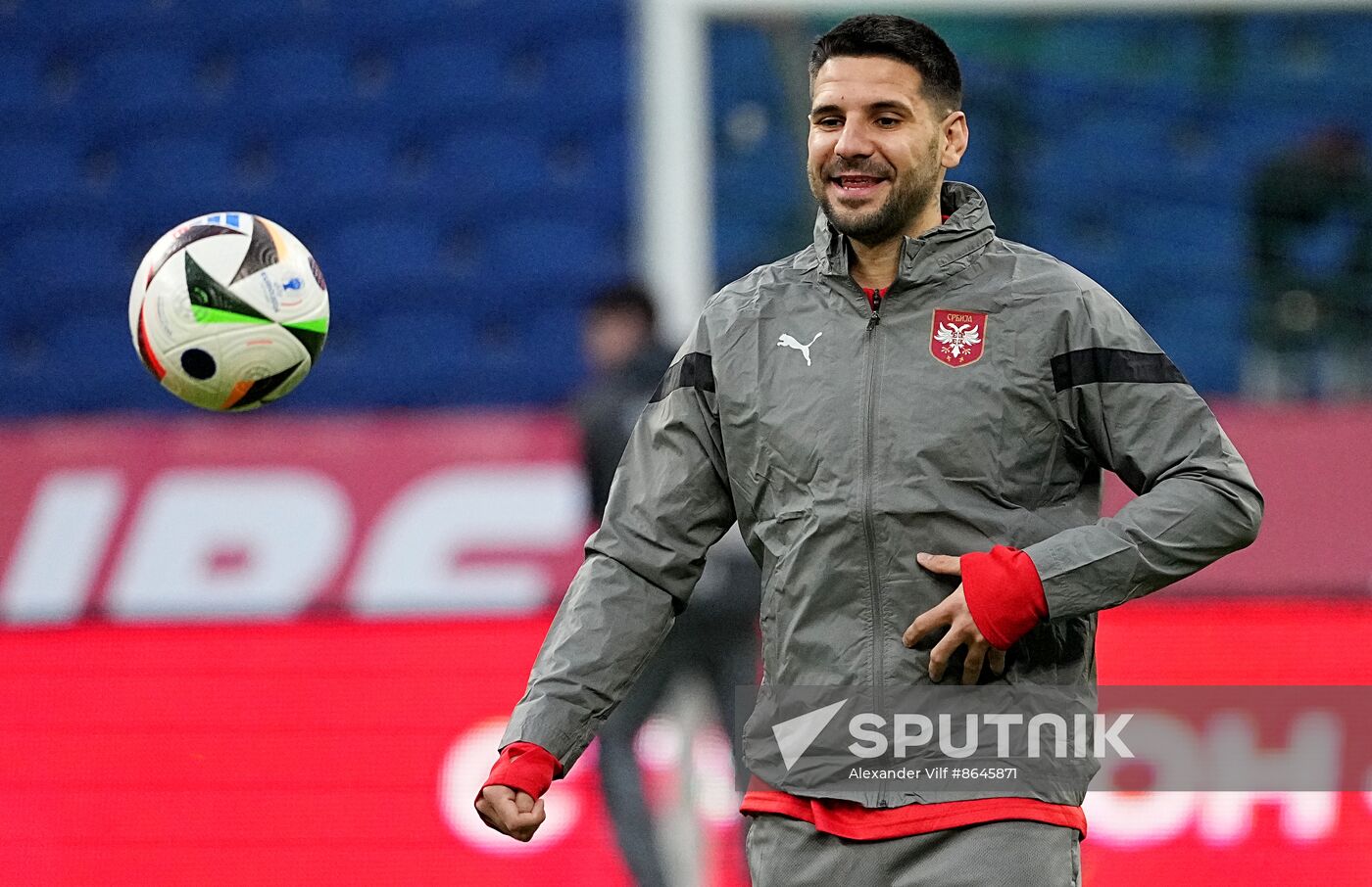 Russia Soccer Friendly Serbia Training