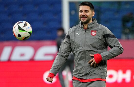 Russia Soccer Friendly Serbia Training