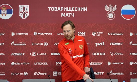 Russia Soccer Friendly Russia Training