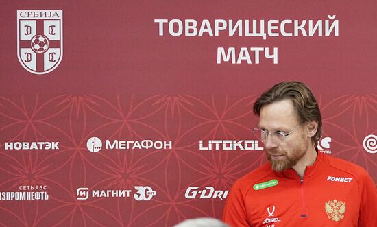 Russia Soccer Friendly Russia Training