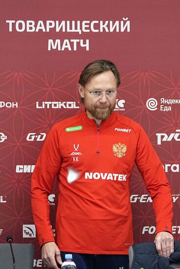 Russia Soccer Friendly Russia Training