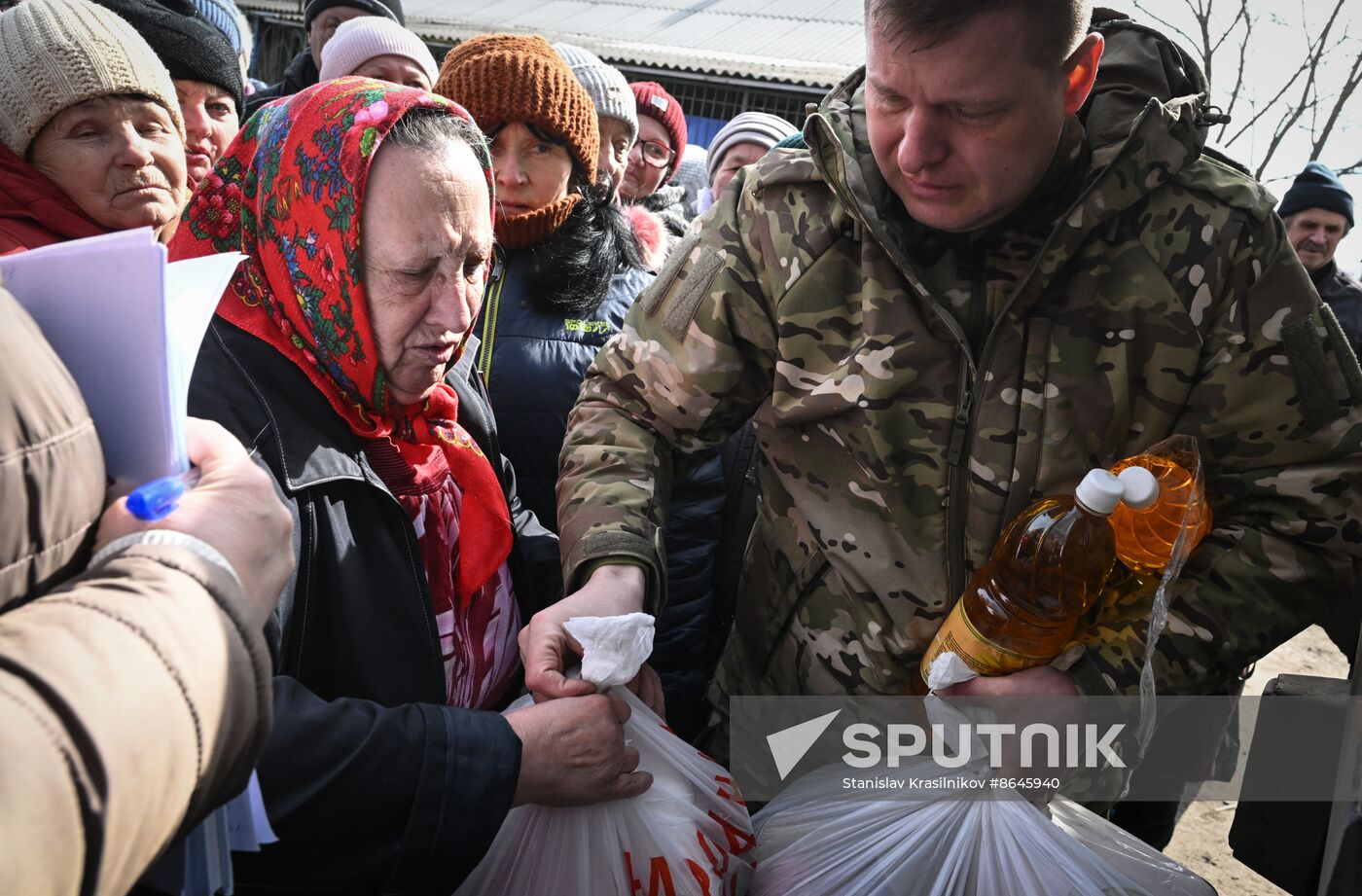 Russia Ukraine Military Operation Humanitarian Aid