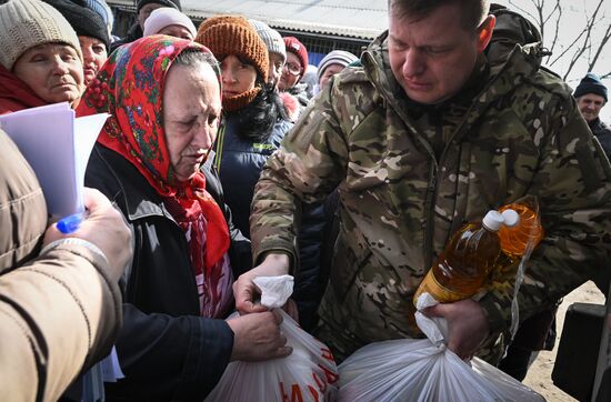 Russia Ukraine Military Operation Humanitarian Aid