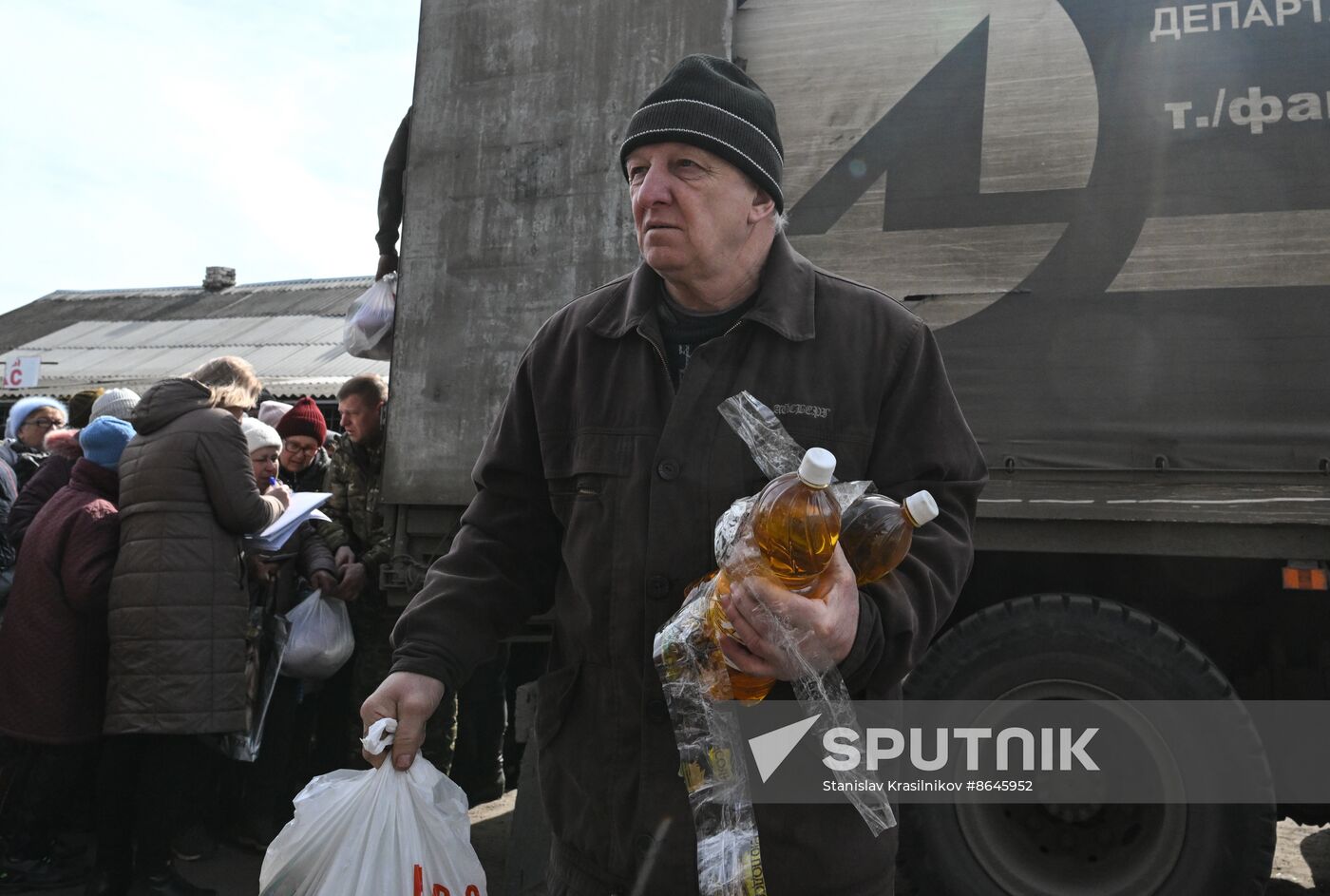Russia Ukraine Military Operation Humanitarian Aid