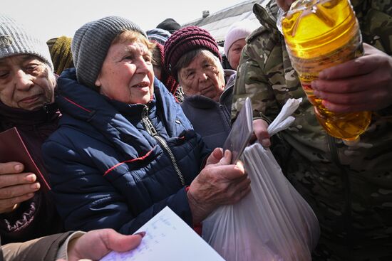 Russia Ukraine Military Operation Humanitarian Aid