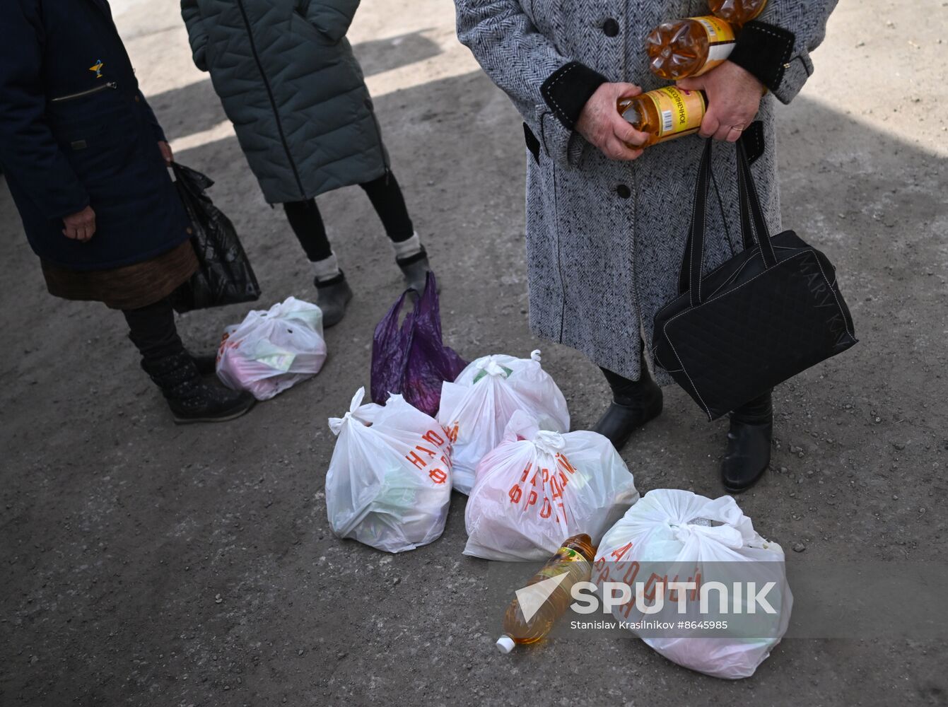 Russia Ukraine Military Operation Humanitarian Aid