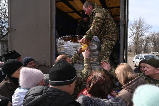 Russia Ukraine Military Operation Humanitarian Aid