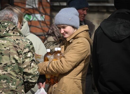 Russia Ukraine Military Operation Humanitarian Aid