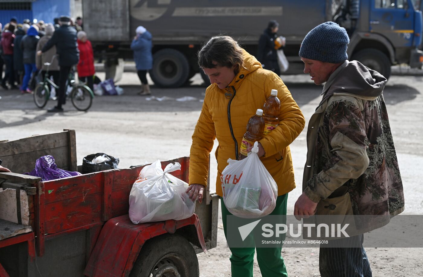 Russia Ukraine Military Operation Humanitarian Aid