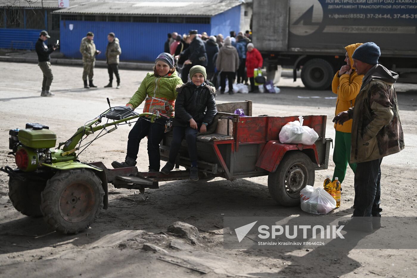 Russia Ukraine Military Operation Humanitarian Aid