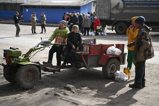 Russia Ukraine Military Operation Humanitarian Aid