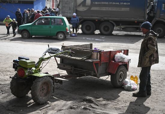 Russia Ukraine Military Operation Humanitarian Aid