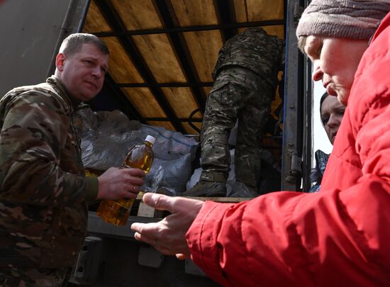 Russia Ukraine Military Operation Humanitarian Aid
