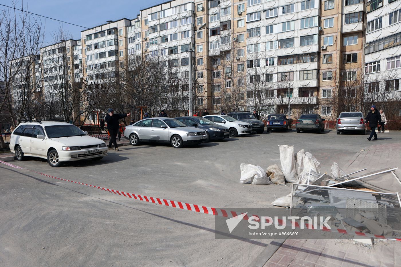 Russia Ukraine Military Operation Shelling