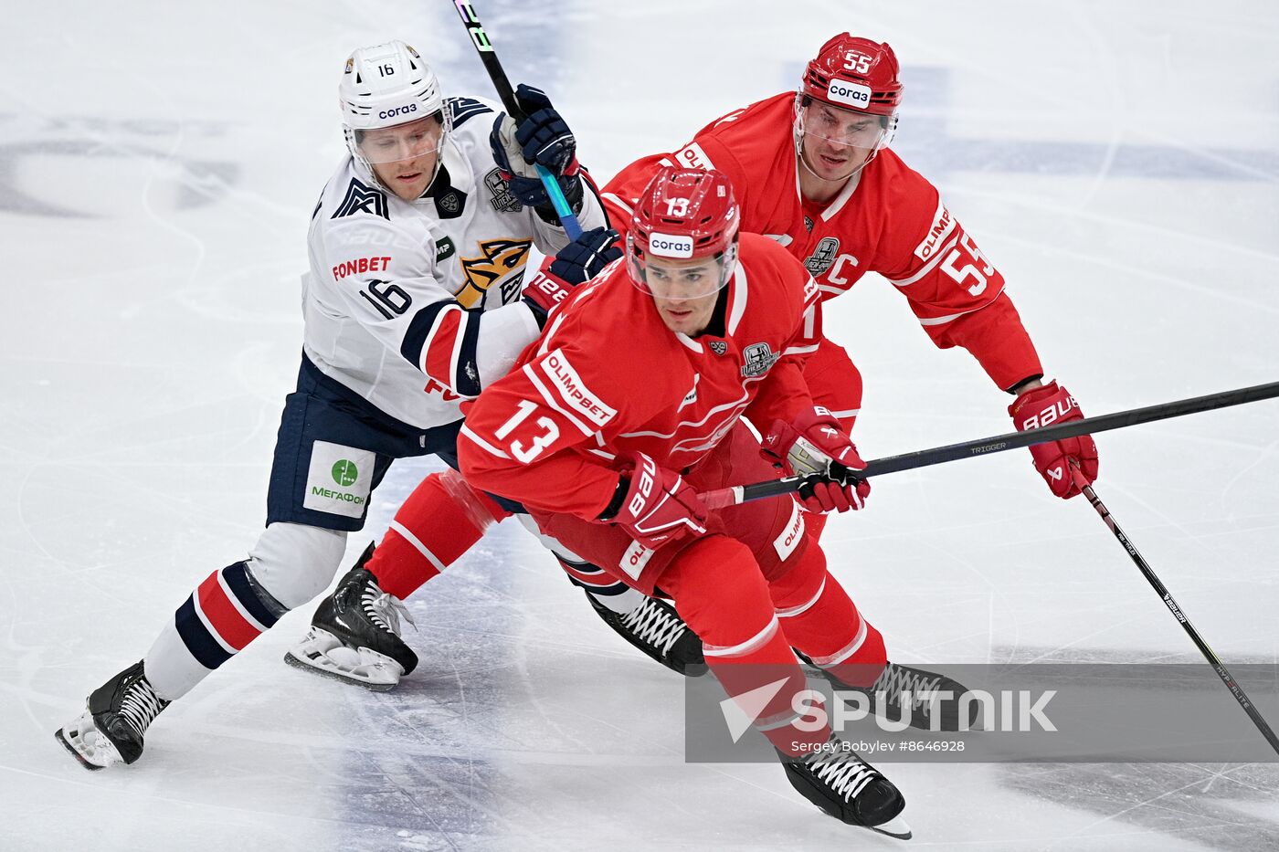 Russia Ice Hockey Kontinental League Spartak - Metallurg