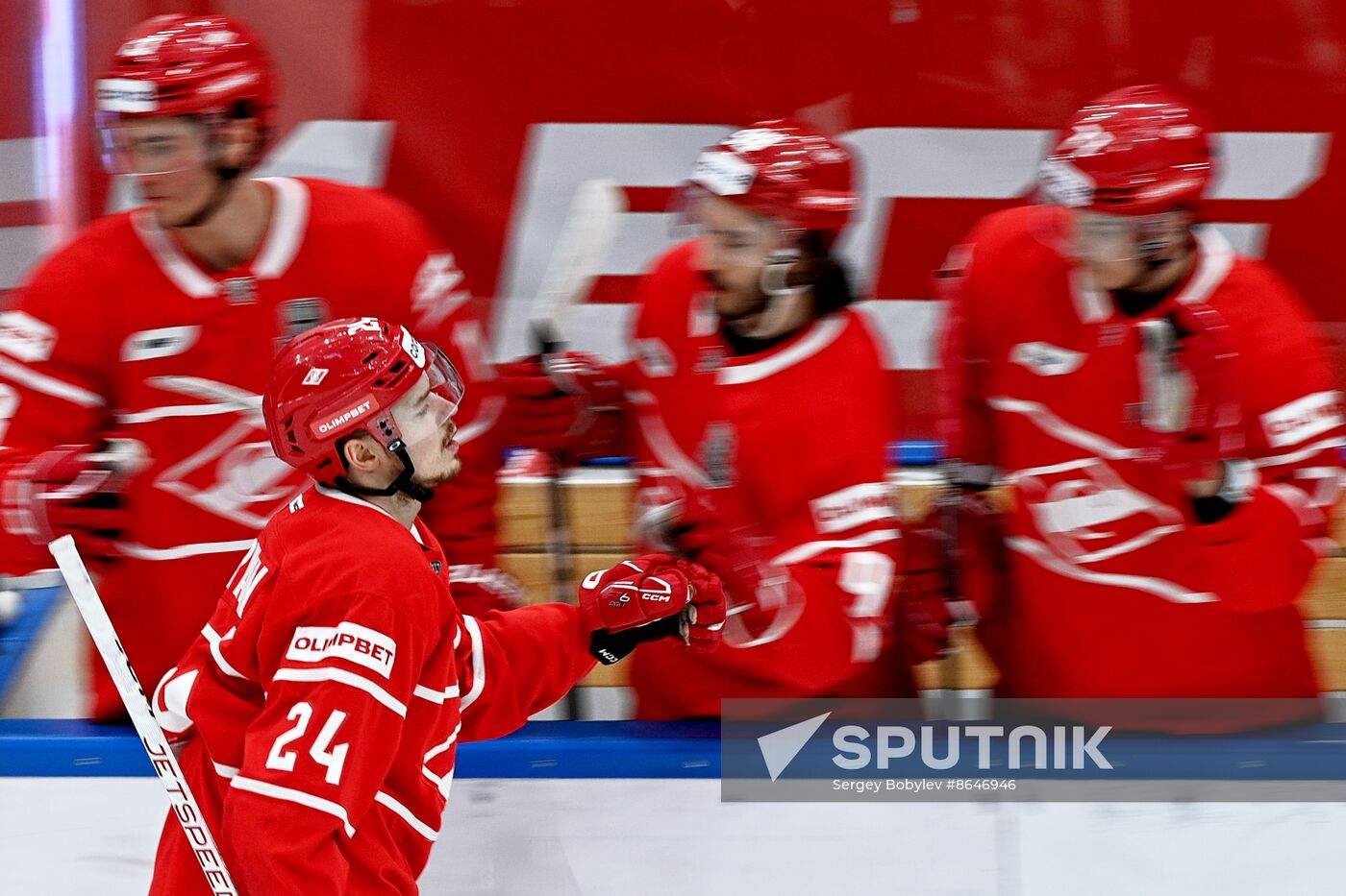 Russia Ice Hockey Kontinental League Spartak - Metallurg