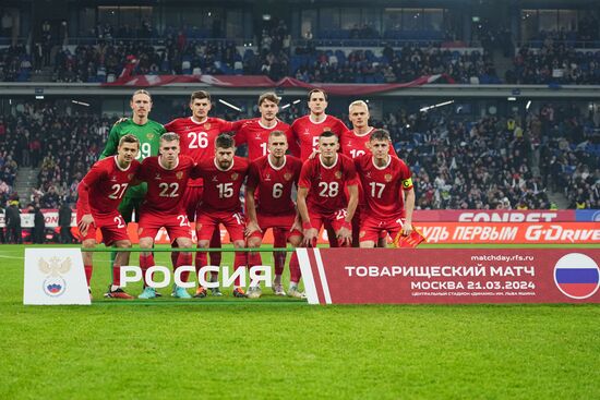 Russia Soccer Friendly Russia - Serbia