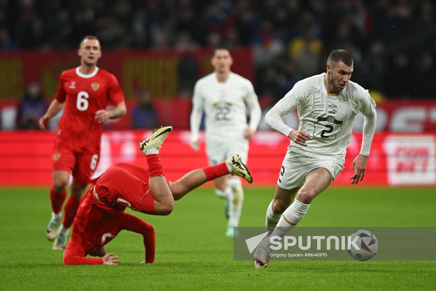 Russia Soccer Friendly Russia - Serbia