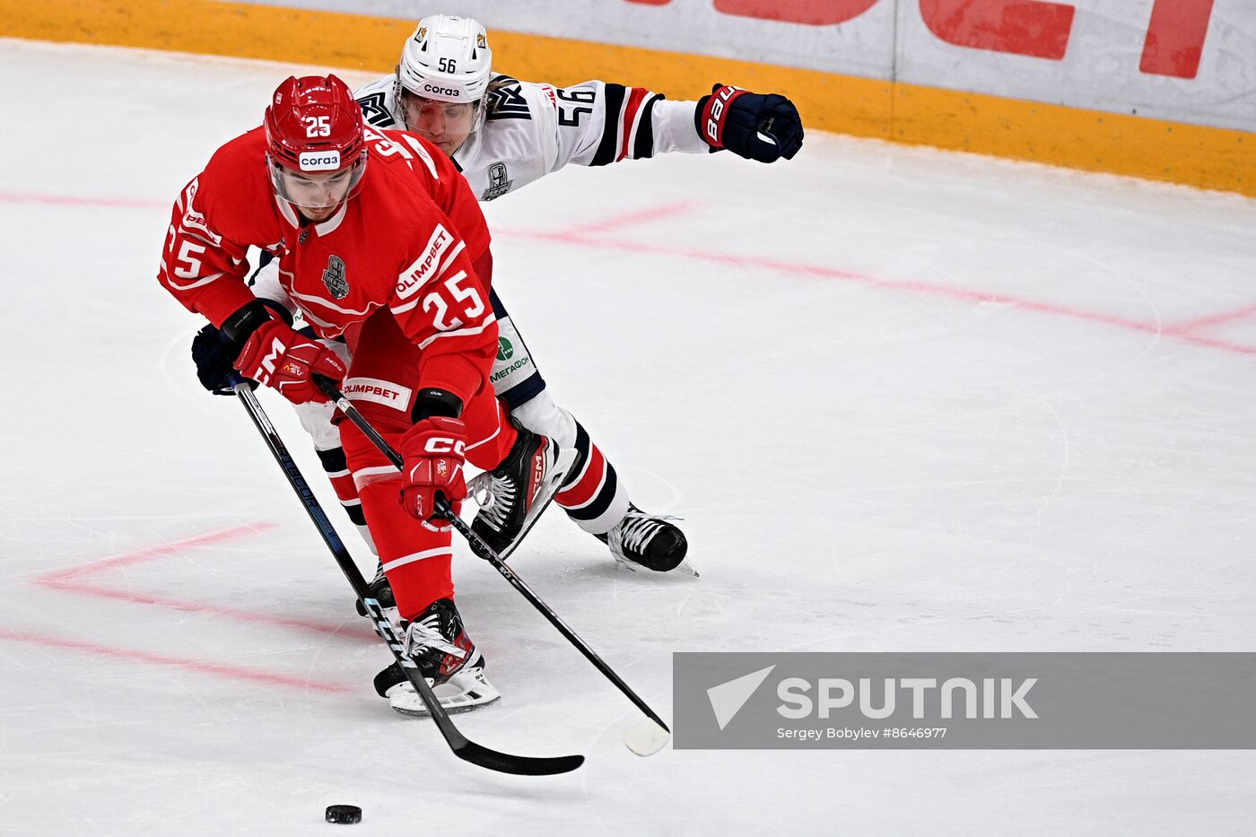 Russia Ice Hockey Kontinental League Spartak - Metallurg