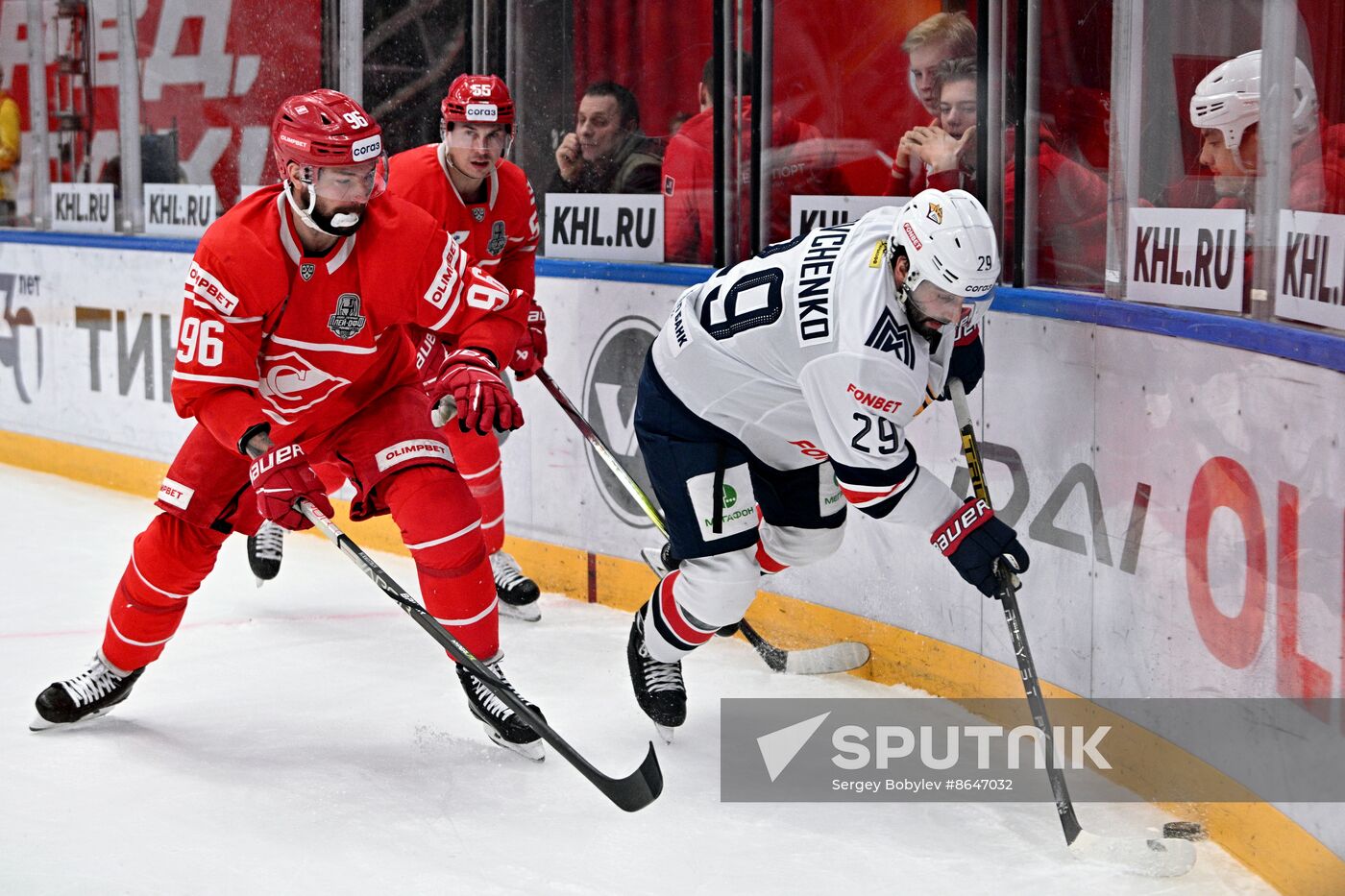 Russia Ice Hockey Kontinental League Spartak - Metallurg