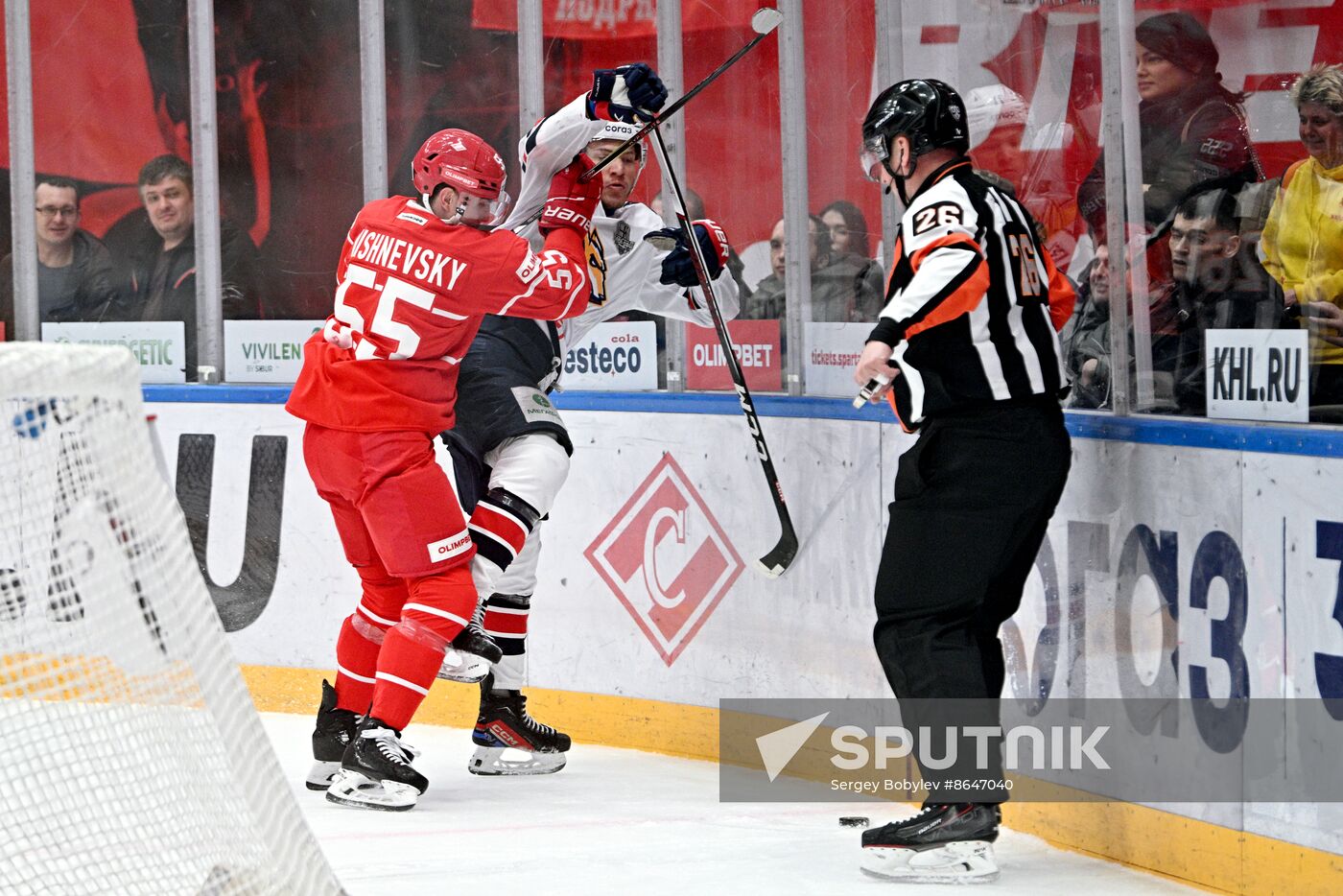 Russia Ice Hockey Kontinental League Spartak - Metallurg