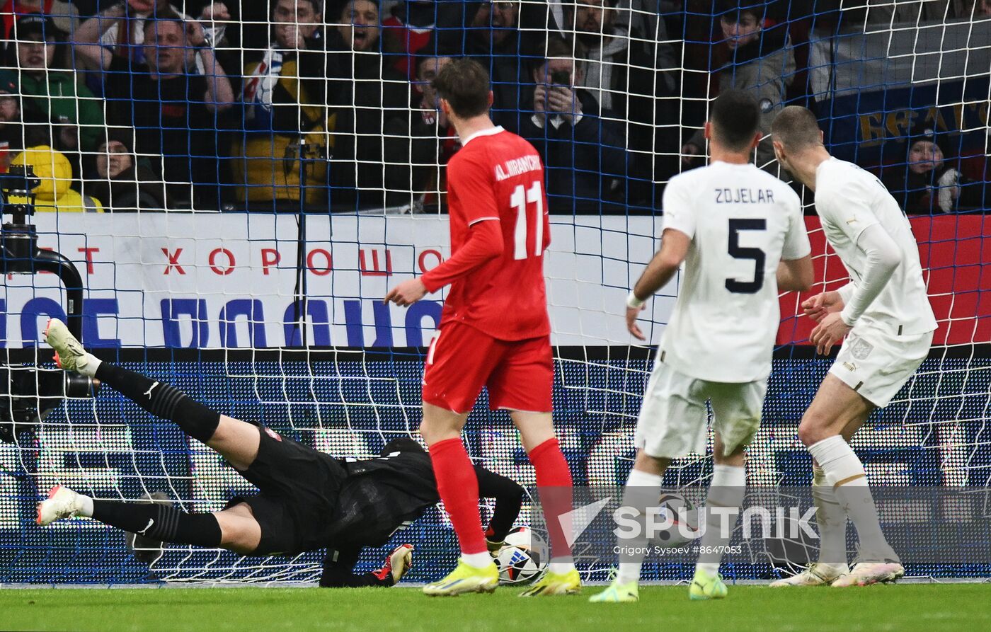 Russia Soccer Friendly Russia - Serbia