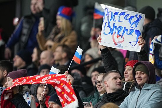 Russia Soccer Friendly Russia - Serbia