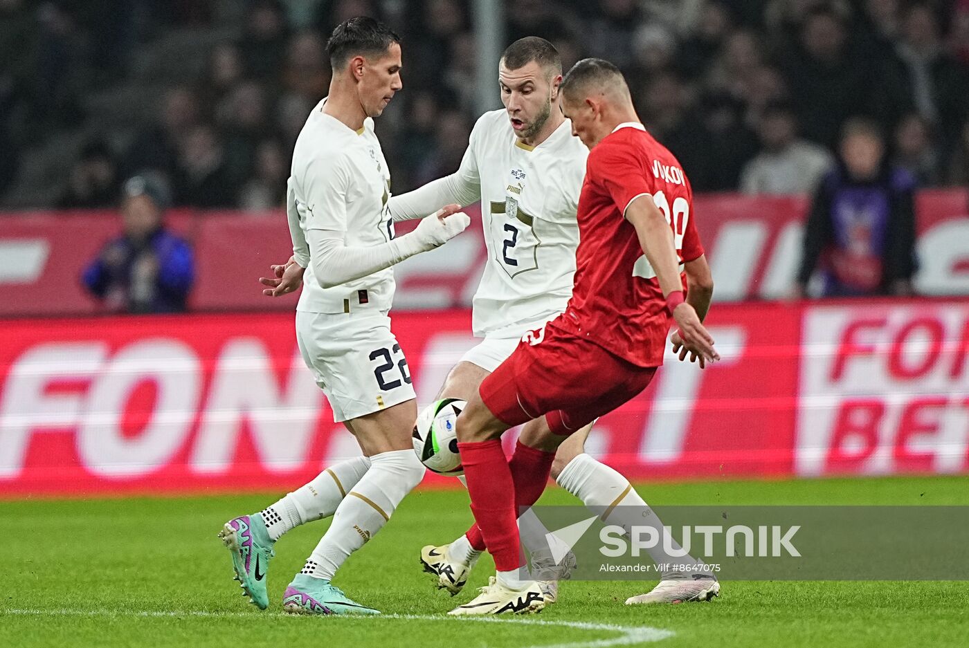 Russia Soccer Friendly Russia - Serbia