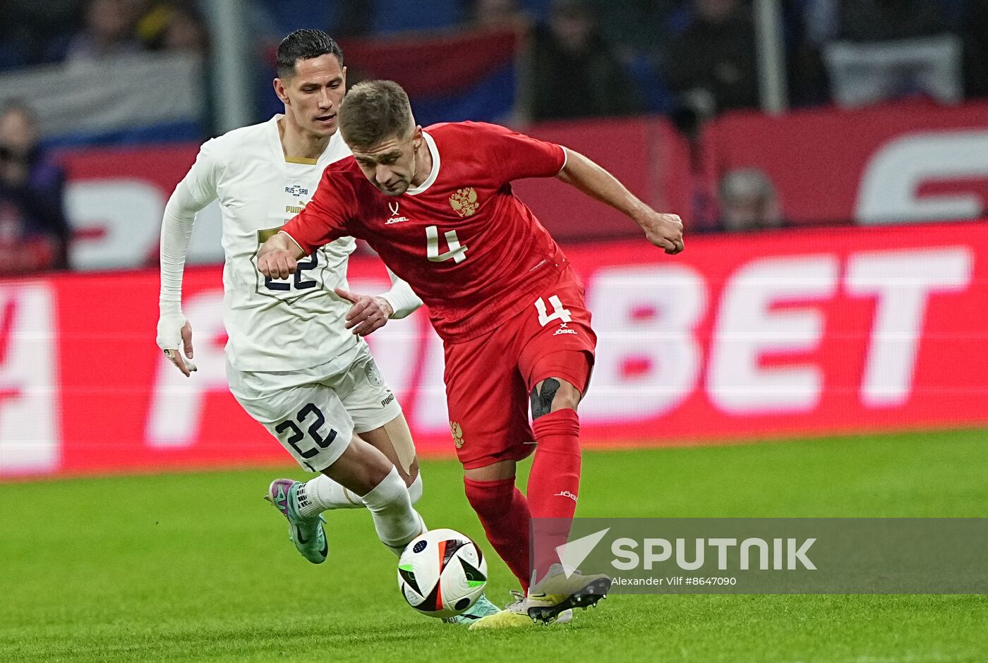 Russia Soccer Friendly Russia - Serbia