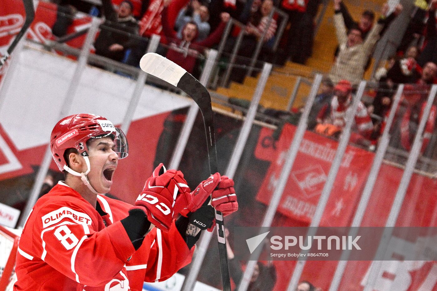 Russia Ice Hockey Kontinental League Spartak - Metallurg