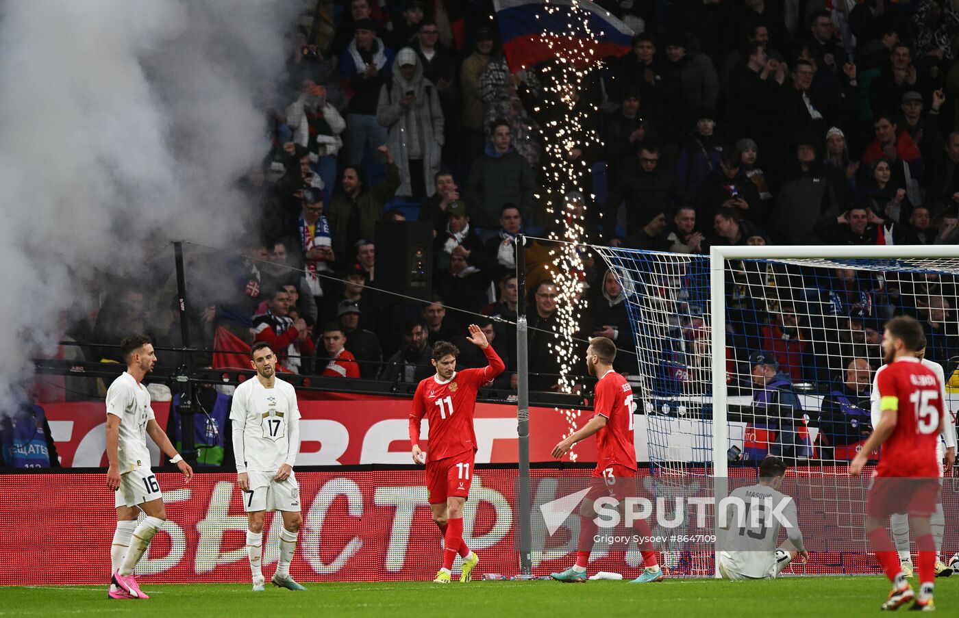 Russia Soccer Friendly Russia - Serbia